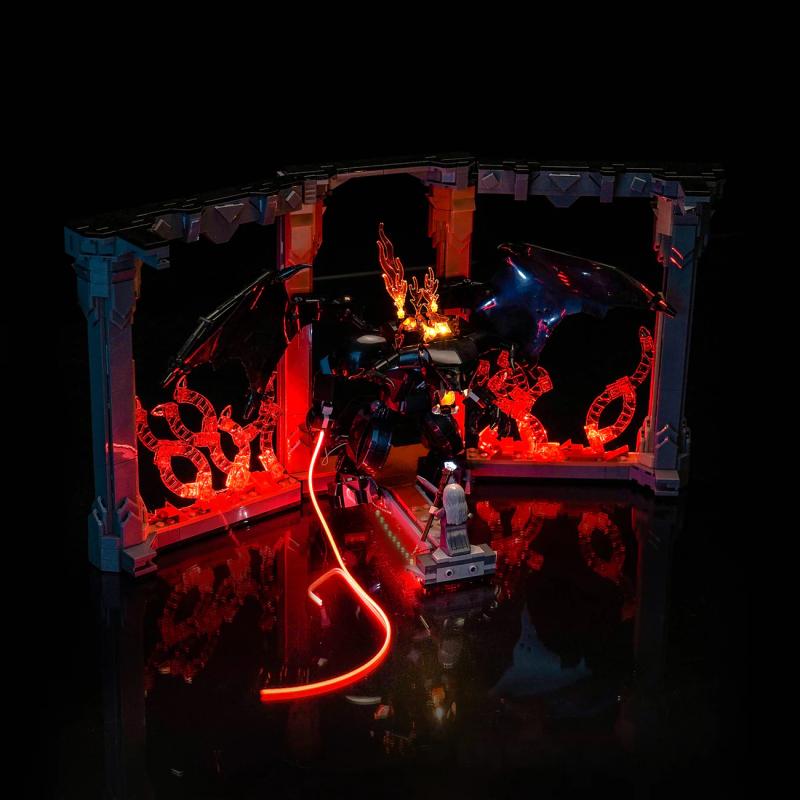 BrickBling lyssæt til: LOTR 10367 Ringenes Herre: Balrog™-bogniche