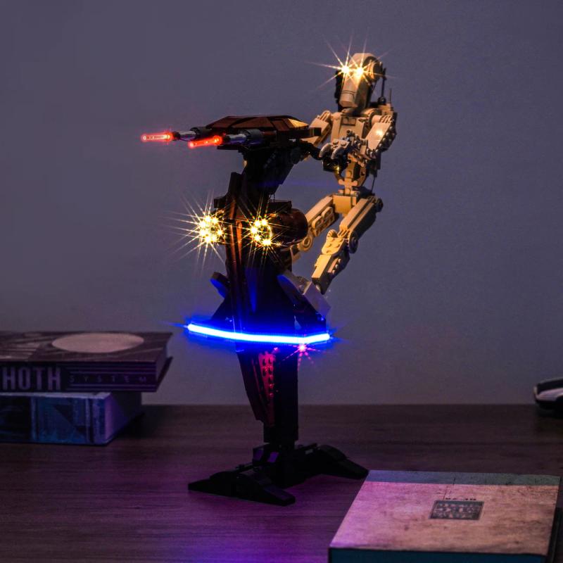 BrickBling lyssæt til: Star Wars 75428 Kampdroide med STAP