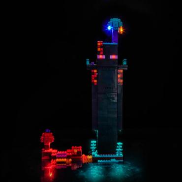 BrickBling lyssæt til: Minecraft 21279 Enderman-tårnet