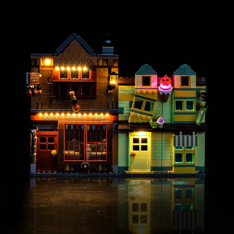 BrickBling lyssæt til: Harry Potter™ 76452 Kvalitetsudstyr til Quidditch™ og Iscafé