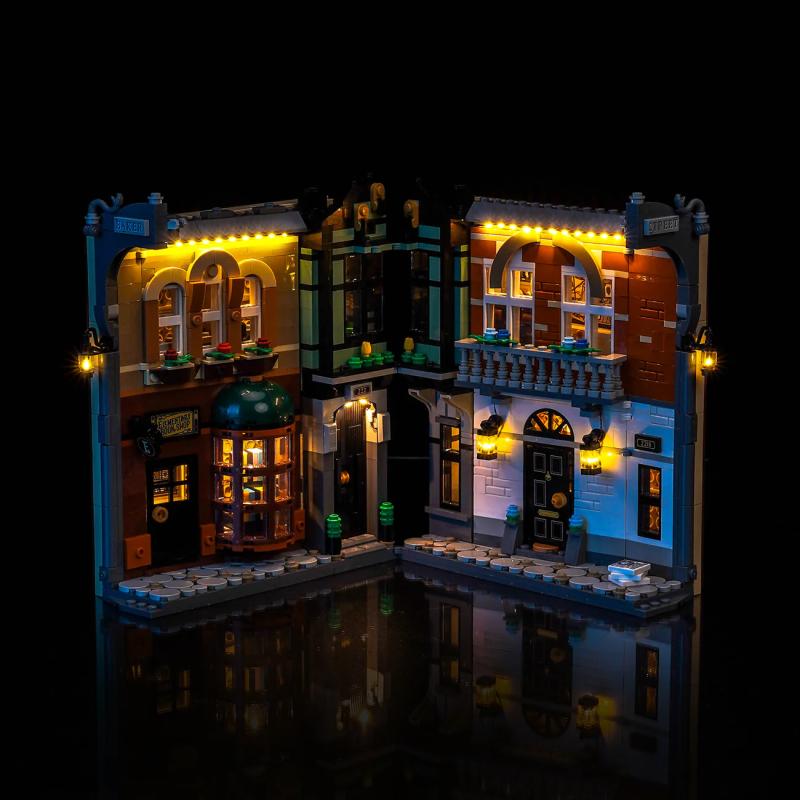 BrickBling lyssæt til: Icons 10351 Sherlock Holmes: Bogniche