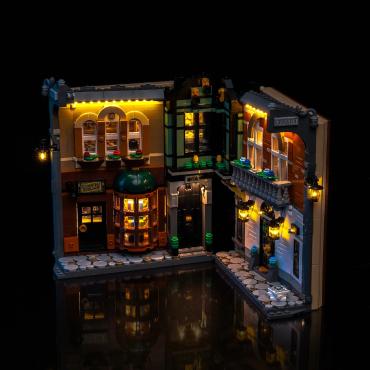 BrickBling lyssæt til: Icons 10351 Sherlock Holmes: Bogniche