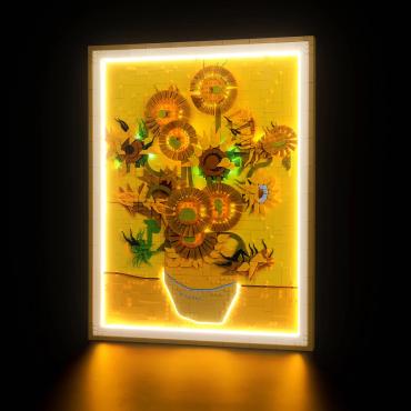 BrickBling lyssæt til: Art 31215 Vincent van Gogh – Solsikker