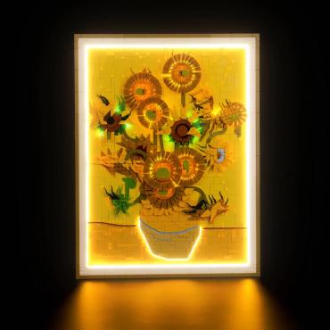 BrickBling lyssæt til: Art 31215 Vincent van Gogh – Solsikker