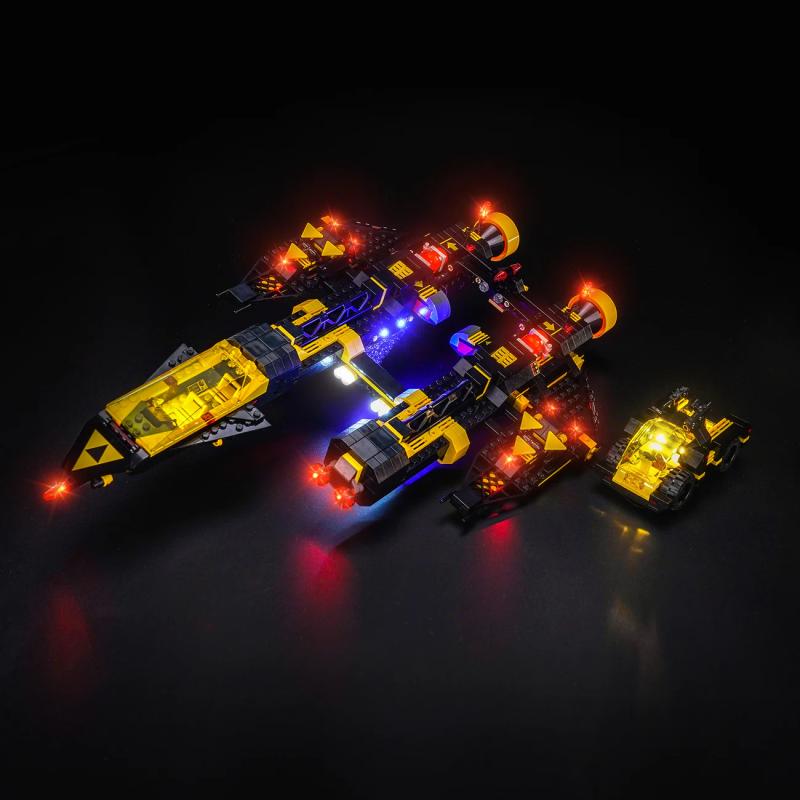 BrickBling lyssæt til: Icons 10355 Blacktron Renegade