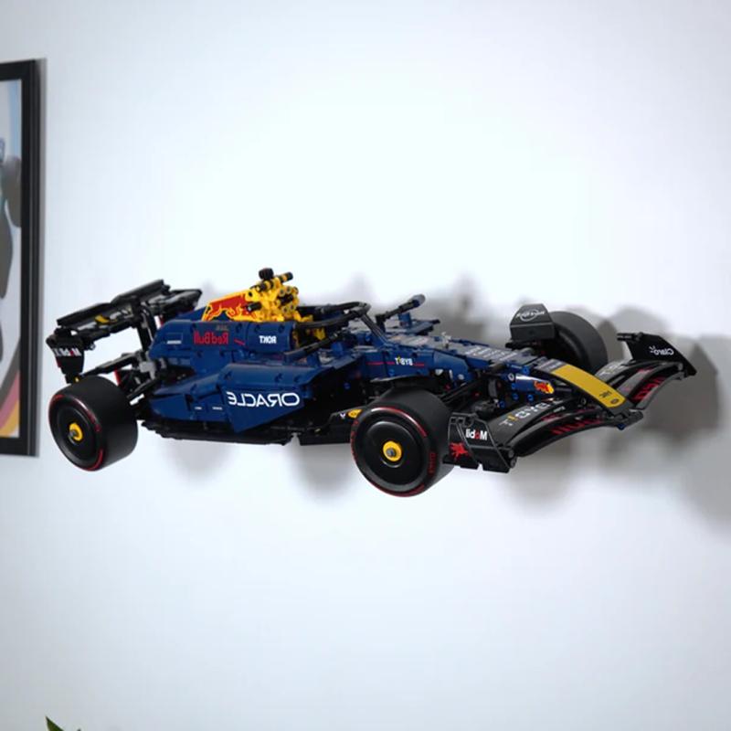 Vægophæng Technic 42206 Oracle Red Bull RB20 F1 bil vandret (sort)  