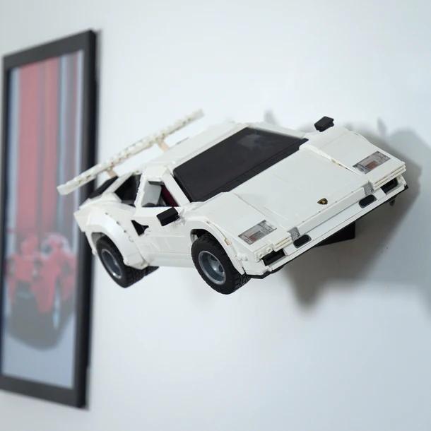 Vægophæng Icons 10337 Lamborghini Countach 5000 Quattrovalvole vandret (sort)