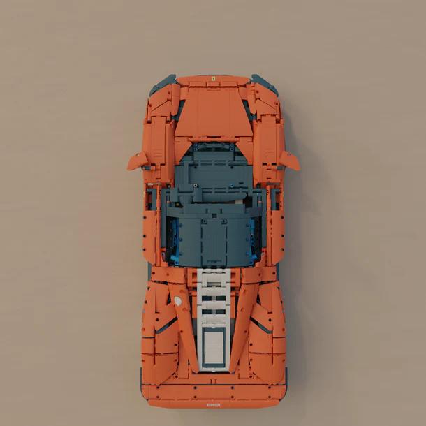 Vægophæng Technic 42143 Ferrari Daytona SP3 lodret (sort)