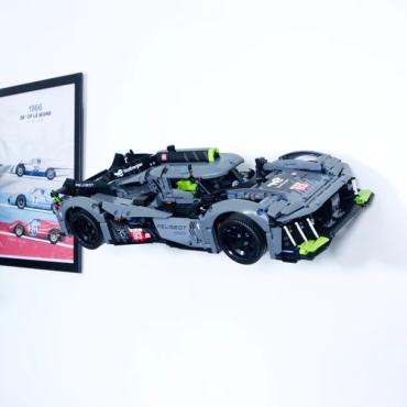 Vægophæng Technic 42156 Peugeot 9x8 Hypercar vandret (sort)