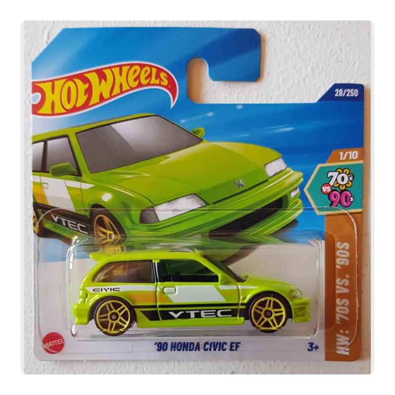 Hot Wheels 1990 Honda Civic EF (Grøn)