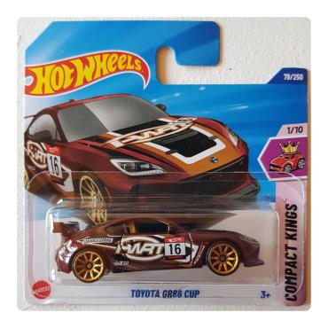 Toyota GR86 Cup brun i Hot Wheels pakke set forfra