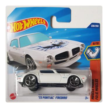 1973 Pontiac Firebird hvid i Hot Wheels pakke set forfra