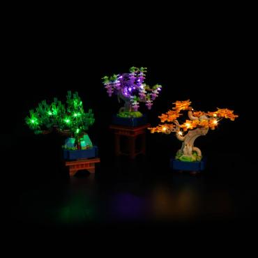 BrickBling lyssæt til: Botanicals 10373 Mini-bonsaitræer