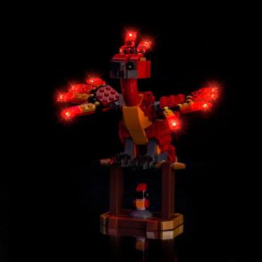 BrickBling lyssæt til: Harry Potter™ 76448 Fawkes™: Dumbledores føniks