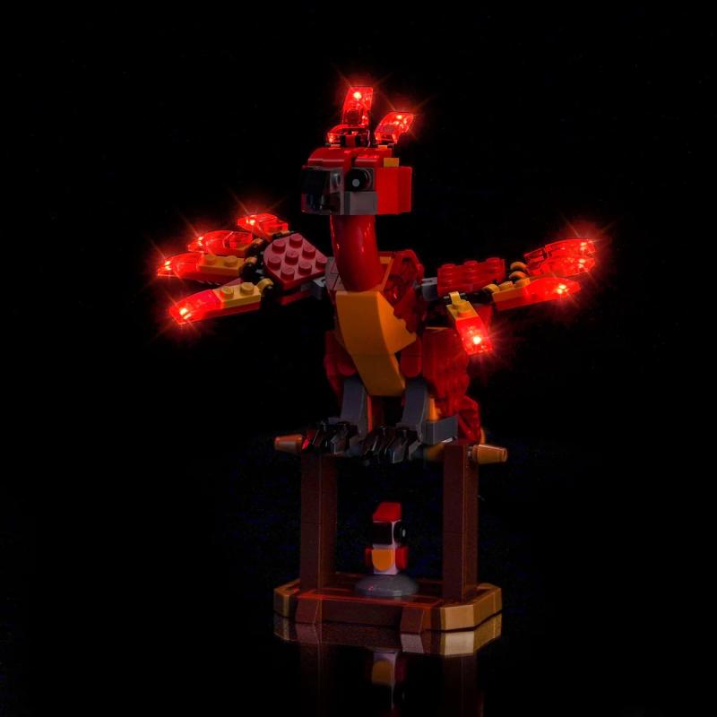BrickBling lyssæt til: Harry Potter™ 76448 Fawkes™: Dumbledores føniks