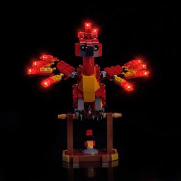 BrickBling lyssæt til: Harry Potter™ 76448 Fawkes™: Dumbledores føniks