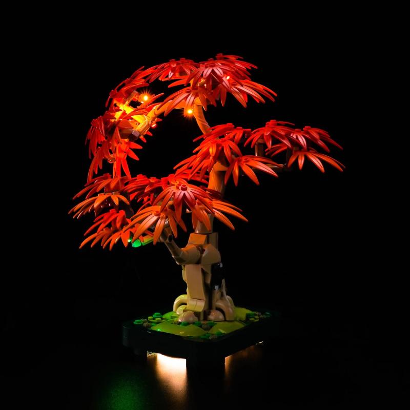 BrickBling lyssæt til: Botanicals 10348 Bonsaitræ Japansk løn
