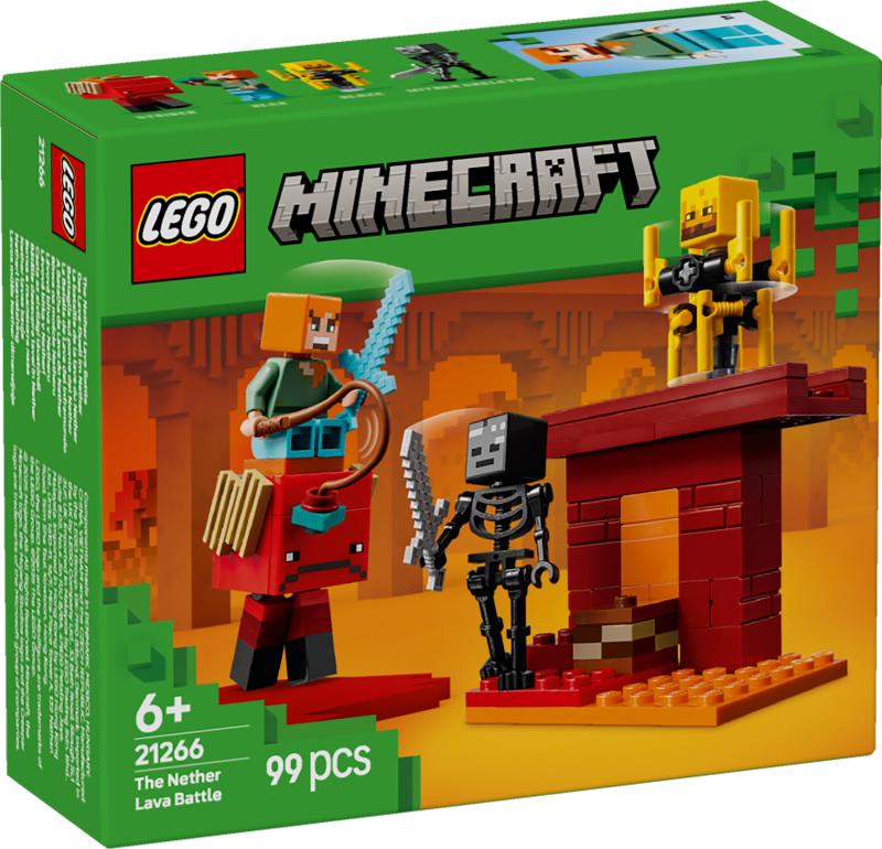 LEGO Minecraft 21266 Nether-lavakampen