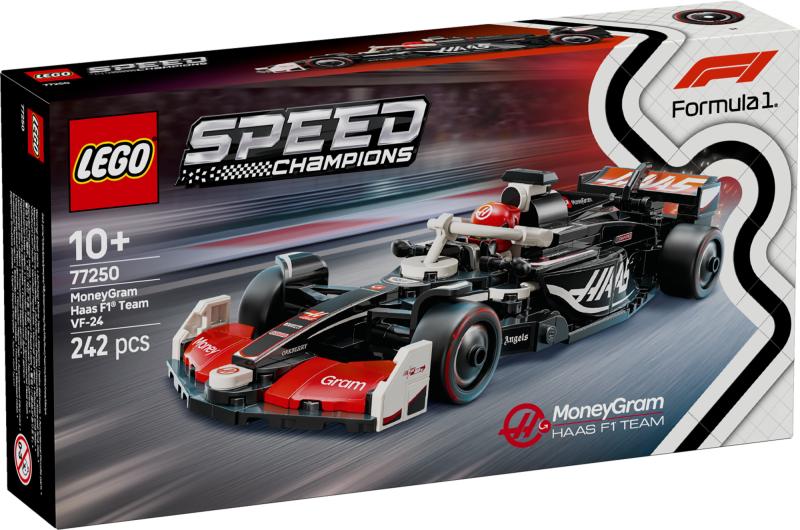 LEGO Speed Champions 77250 MoneyGram Haas F1® Team VF-24-racerbil