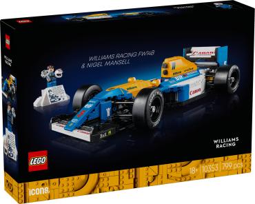 LEGO Icons 10353 Williams Racing FW14B og Nigel Mansell