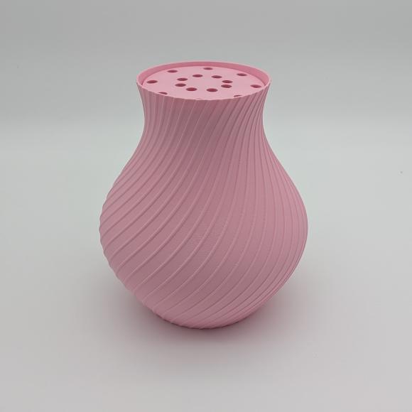 Blomstervase til lego blomster (lyserød)