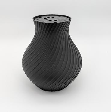 Blomstervase til lego (sort)