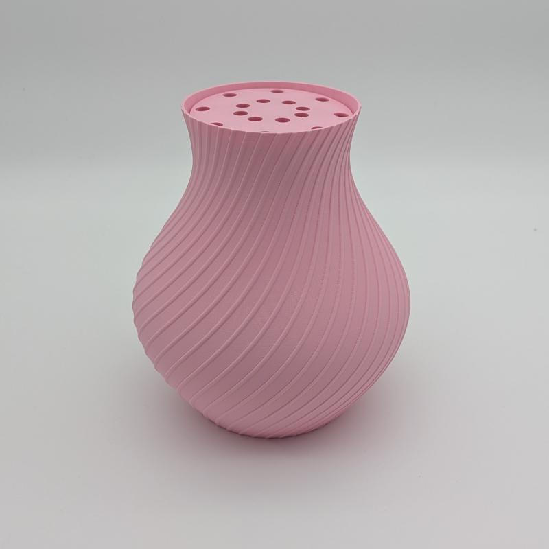 Blomstervase til lego blomster (lyserød)