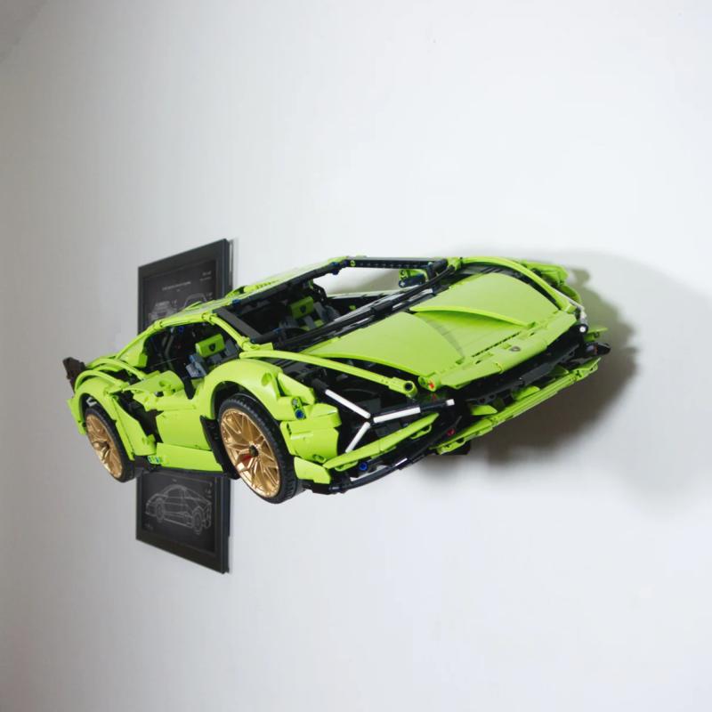Vægophæng Technic 42115 Lamborghini Sian vandret (sort)