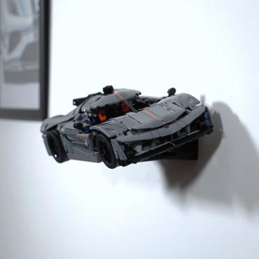 Vægophæng Technic 42184 & 42173 Koenigsegg Jesko Absolute vandret (sort)
