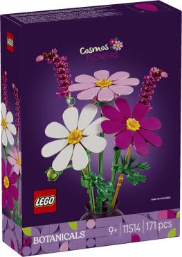 LEGO kasse af LEGO Botanicals 11514 Stolt Kavaler blomster