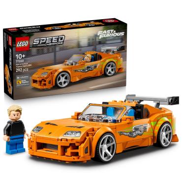 Bygget Supra Mk4 med LEGO æske bagved